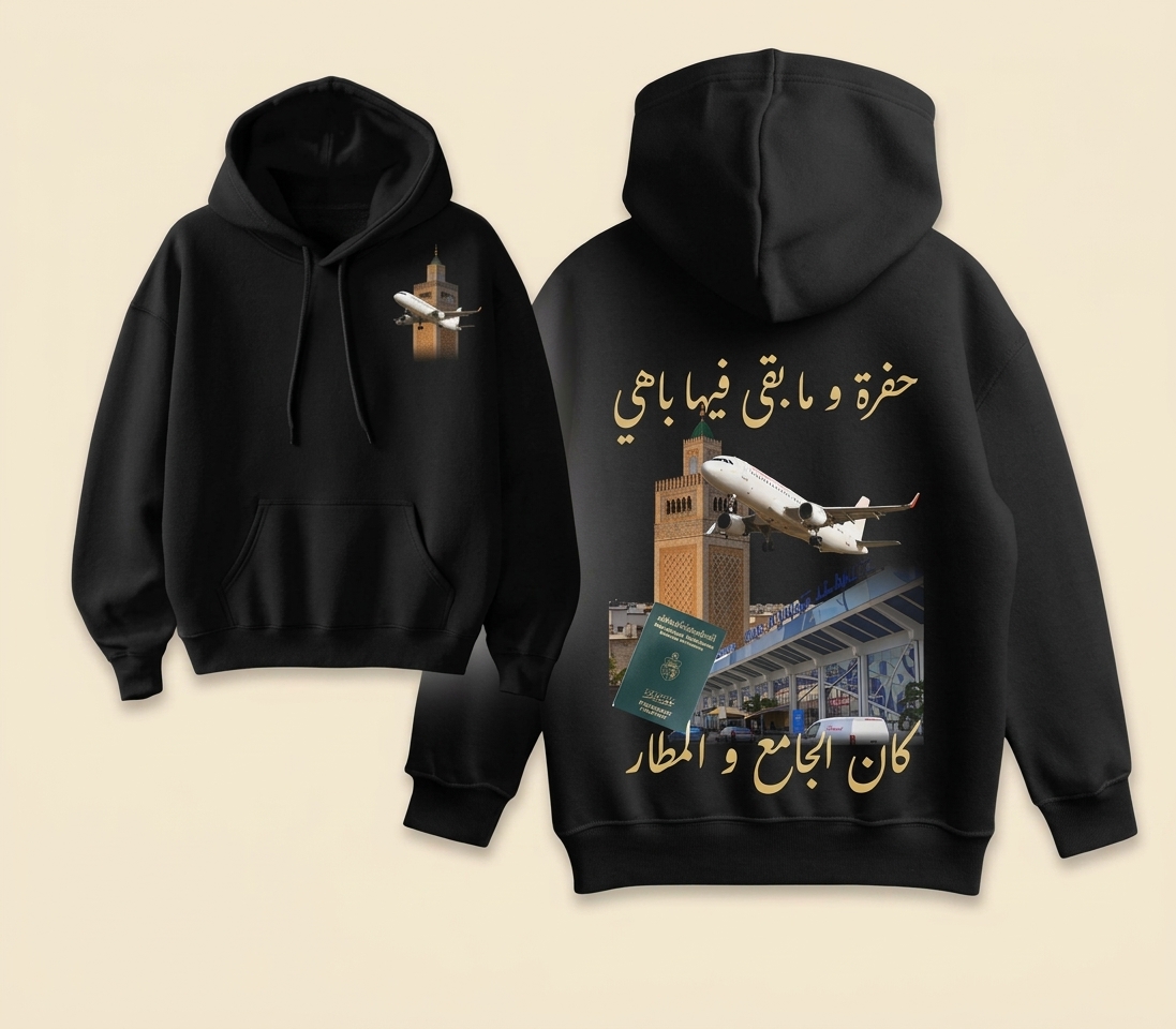 Hoodie "Hofra W Ma Bqa Fiha Bahi"